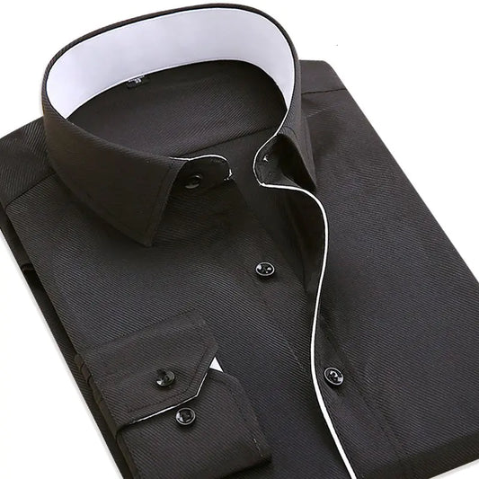 2016 Men's Premium Long Sleeve Dress Shirt