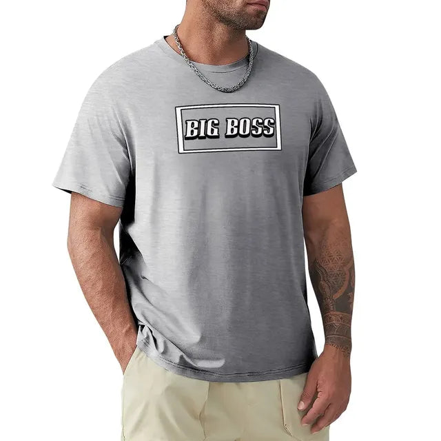 Big Boss-Box Design T-Shirt for Men