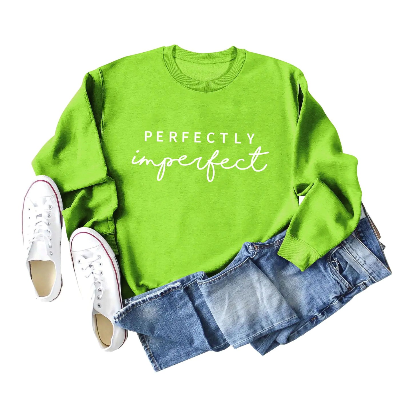 Simple Round Neck Long Sleeve Women's Sweater