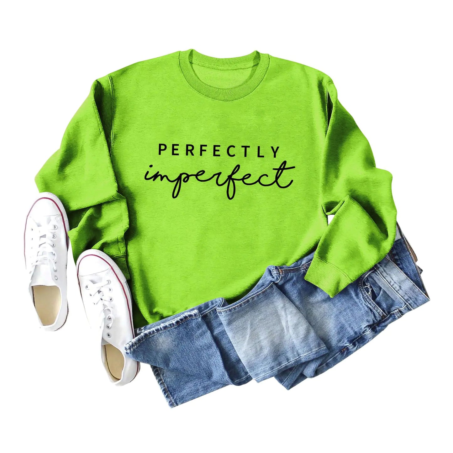 Simple Round Neck Long Sleeve Women's Sweater