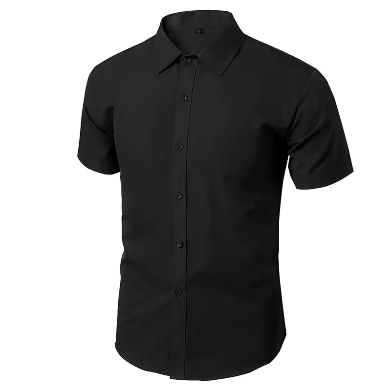 Men's White Long Sleeve Business Dress Shirt