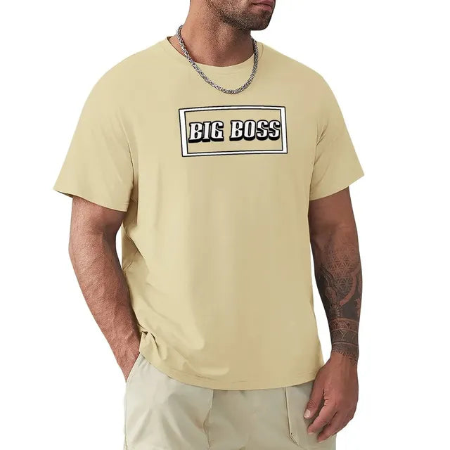 Big Boss-Box Design T-Shirt for Men