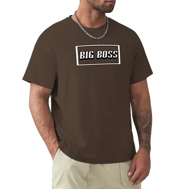 Big Boss-Box Design T-Shirt for Men