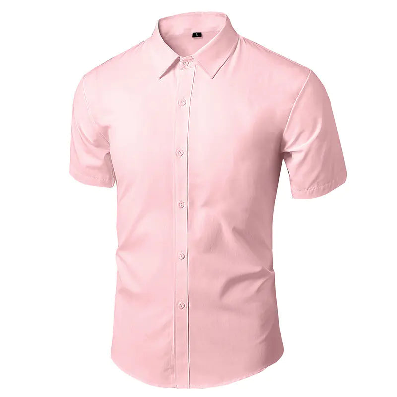 Men's White Long Sleeve Business Dress Shirt