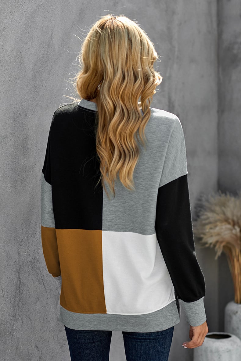 Casual Women's Long Sleeve Round Neck Sweater
