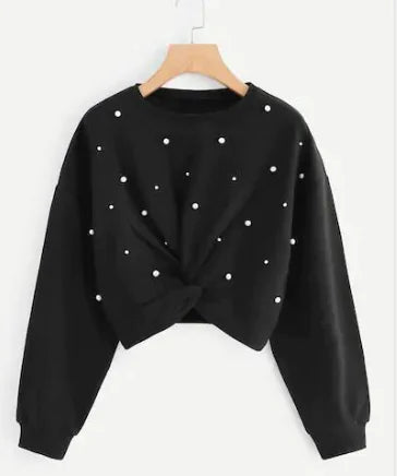 Casual Women's Long Sleeve Round Neck Sweater
